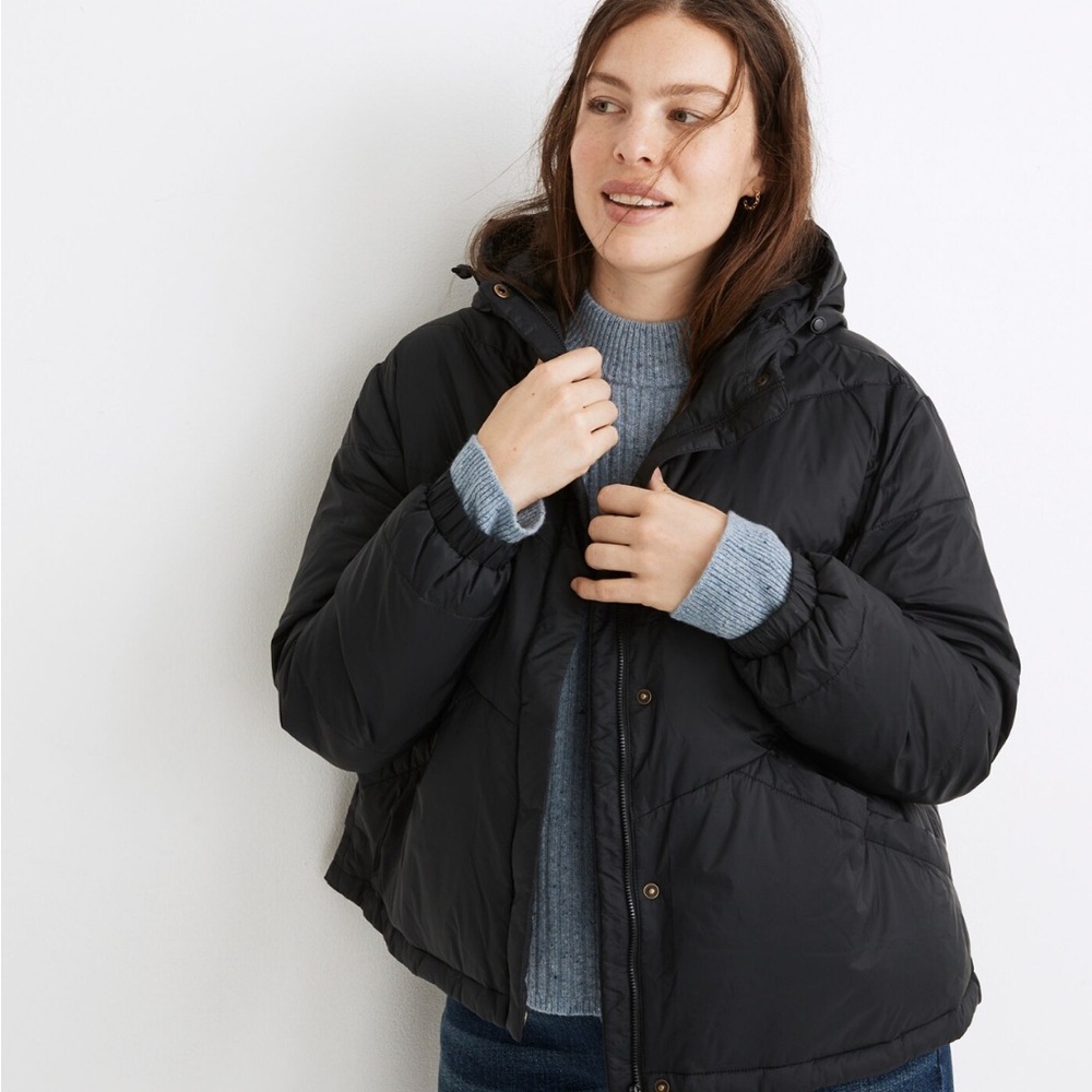 Madewell Chevron Packable Puffer Jacket